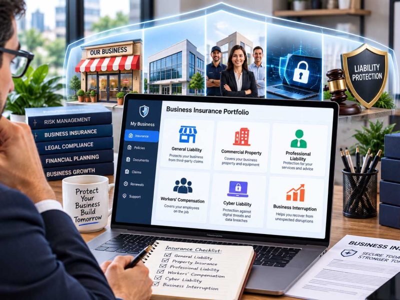 Small business insurance types protecting property employees and operations